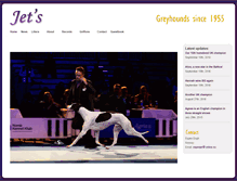 Tablet Screenshot of jetgreyhounds.com